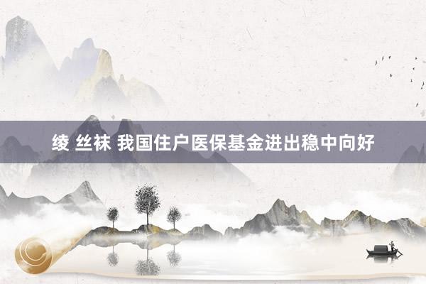 绫 丝袜 我国住户医保基金进出稳中向好