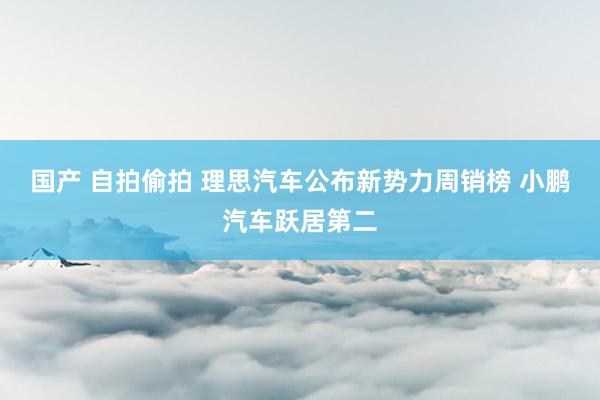 国产 自拍偷拍 理思汽车公布新势力周销榜 小鹏汽车跃居第二