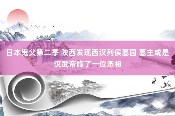 日本鬼父第二季 陕西发现西汉列侯墓园 墓主或是汉武帝临了一位丞相