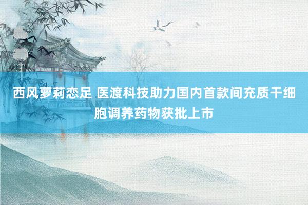 西风萝莉恋足 医渡科技助力国内首款间充质干细胞调养药物获批上市