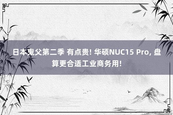 日本鬼父第二季 有点贵! 华硕NUC15 Pro， 盘算更合适工业商务用!