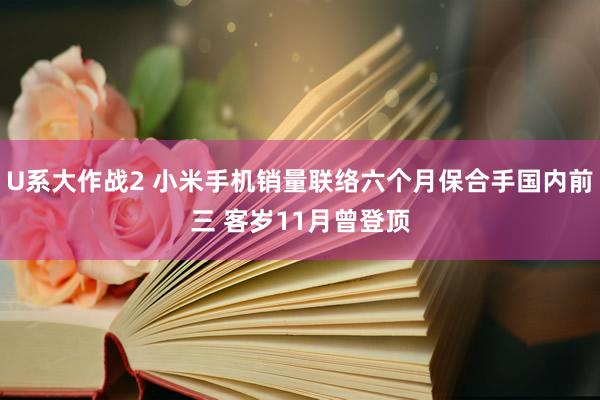 U系大作战2 小米手机销量联络六个月保合手国内前三 客岁11月曾登顶