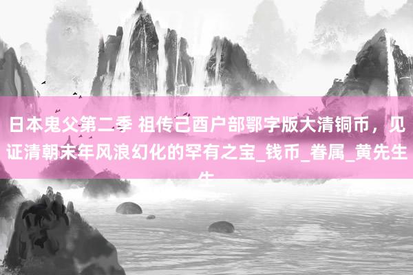 日本鬼父第二季 祖传己酉户部鄂字版大清铜币，见证清朝末年风浪幻化的罕有之宝_钱币_眷属_黄先生
