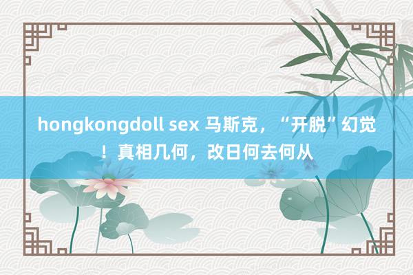 hongkongdoll sex 马斯克，“开脱”幻觉！真相几何，改日何去何从