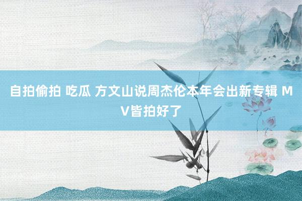 自拍偷拍 吃瓜 方文山说周杰伦本年会出新专辑 MV皆拍好了